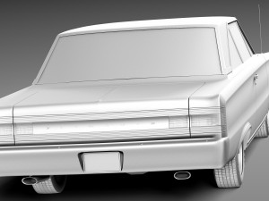 Plymouth GTX 1967 3D Model