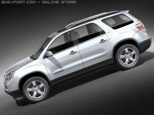 GMC Acadia 3D Model