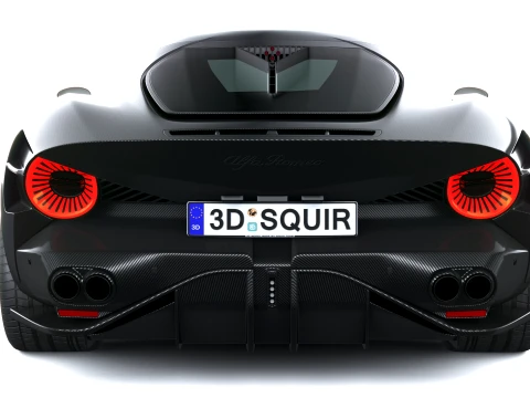 Alfa Romeo 33 Stradale Perla Nera 2026 3D Model