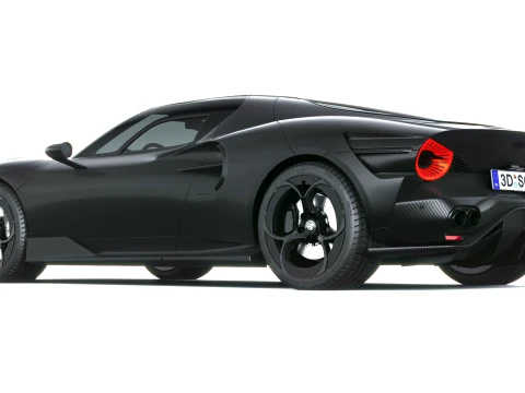Alfa Romeo 33 Stradale Perla Nera 2026 3D Model