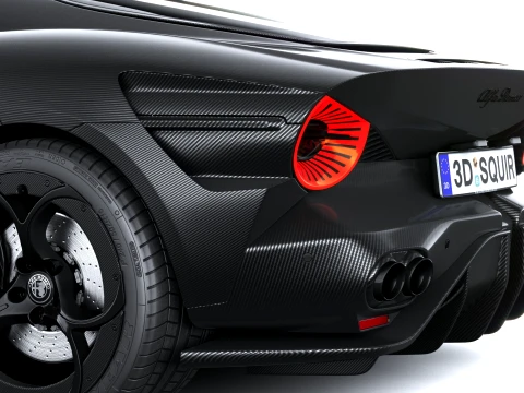 Alfa Romeo 33 Stradale Perla Nera 2026 3D Model