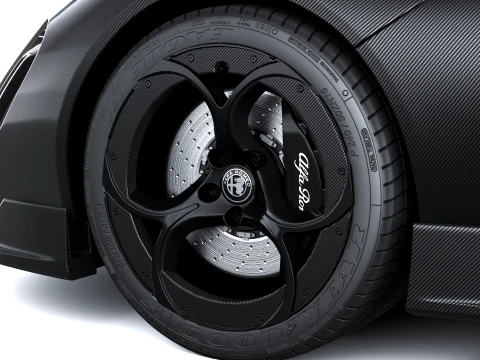 Alfa Romeo 33 Stradale Perla Nera 2026 3D Model