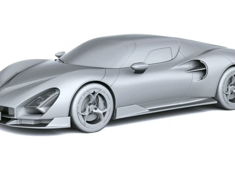 Alfa Romeo 33 Stradale Perla Nera 2026 3D Model
