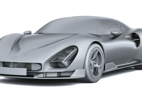 Alfa Romeo 33 Stradale Perla Nera 2026 3D Model