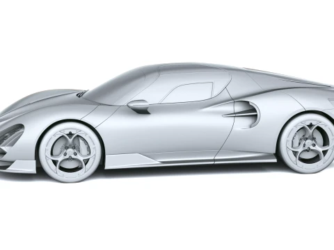Alfa Romeo 33 Stradale Perla Nera 2026 3D Model
