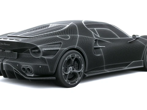 Alfa Romeo 33 Stradale Perla Nera 2026 3D Model
