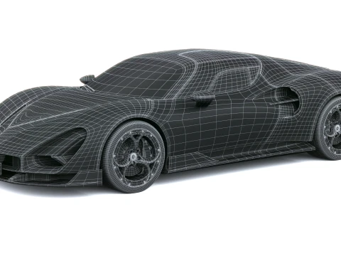 Alfa Romeo 33 Stradale Perla Nera 2026 3D Model