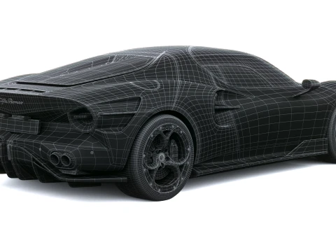 Alfa Romeo 33 Stradale Perla Nera 2026 3D Model