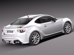 Toyota GT86 TRD 2014 3D Model