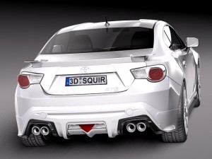 Toyota GT86 TRD 2014 3D Model