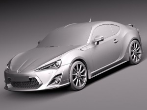 Toyota GT86 TRD 2014 3D Model