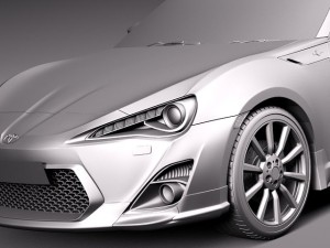 Toyota GT86 TRD 2014 3D Model