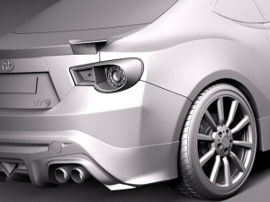 Toyota GT86 TRD 2014 3D Model