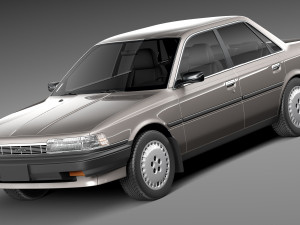 Toyota Camry 1987-1991 3Dモデル