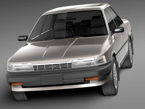Toyota Camry 1987-1991 3D Model