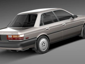 Toyota Camry 1987-1991 3D Model