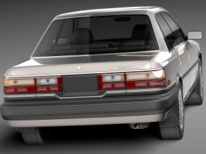Toyota Camry 1987-1991 3D Model
