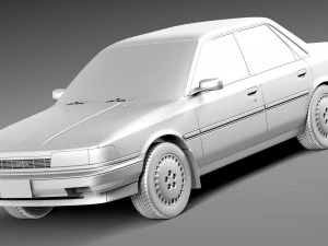 Toyota Camry 1987-1991 3D Model