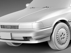 Toyota Camry 1987-1991 3D Model