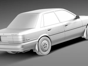 Toyota Camry 1987-1991 3D Model