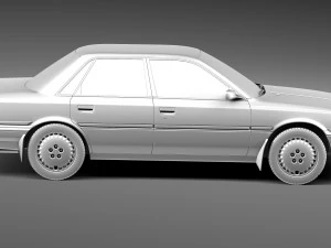 Toyota Camry 1987-1991 3D Model