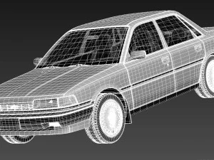 Toyota Camry 1987-1991 3D Model