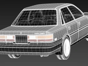 Toyota Camry 1987-1991 3D Model