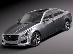 Cadillac CTS 2014 3D Model