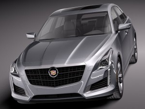 Cadillac CTS 2014 3D Model