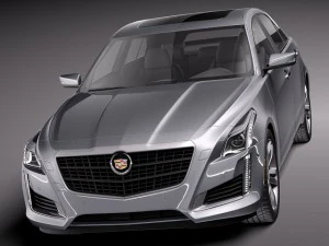 Cadillac CTS 2014 3D Model