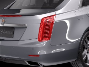 Cadillac CTS 2014 3D Model