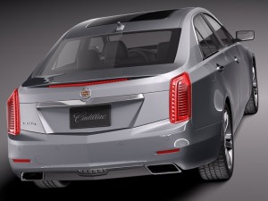 Cadillac CTS 2014 3D Model
