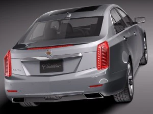 Cadillac CTS 2014 3D Model