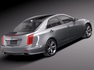 Cadillac CTS 2014 3D Model