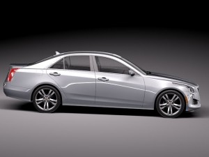 Cadillac CTS 2014 3D Model