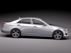 Cadillac CTS 2014 3D Model