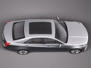 Cadillac CTS 2014 3D Model