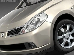 Nissan Tiida Versa Sedan 3D Model