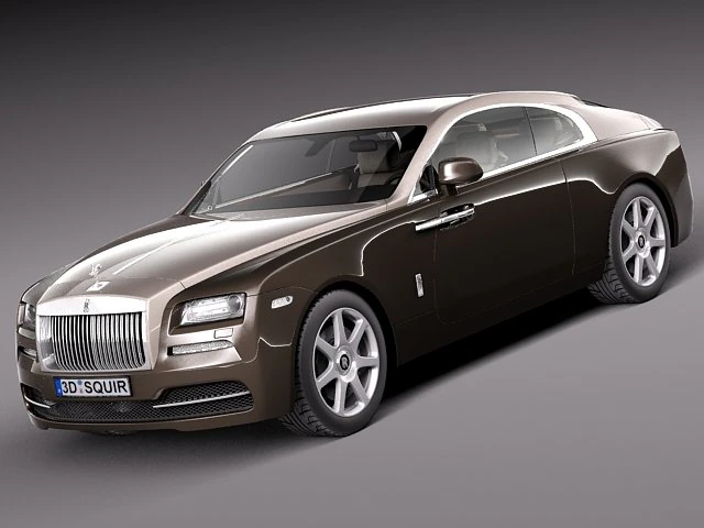 Rolls Royce Wraith 2014 Modello 3D .c4d .max .obj .3ds .fbx .stl .blend 