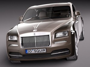 RollsRoyce Wraith 2014 Model 3D
