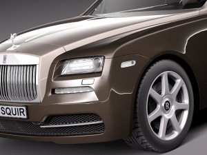 RollsRoyce Wraith 2014 Model 3D