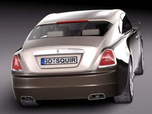 RollsRoyce Wraith 2014 Model 3D