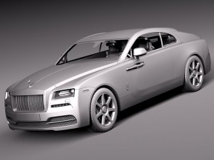 RollsRoyce Wraith 2014 Model 3D