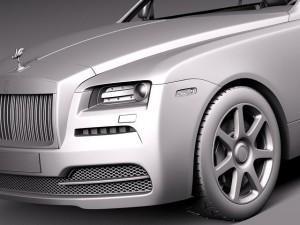 RollsRoyce Wraith 2014 Model 3D