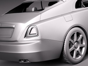 RollsRoyce Wraith 2014 Model 3D