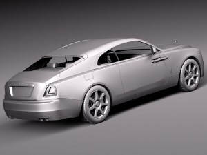 RollsRoyce Wraith 2014 Model 3D
