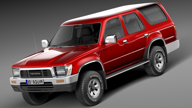 Toyota 4runner 1989-1997 3D Модель .c4d .max .obj .3ds .fbx .stl .blend 