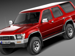 Toyota 4runner 1989-1997 3D Model