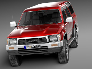 Toyota 4runner 1989-1997 3D Модель