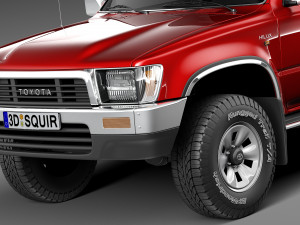 Toyota 4runner 1989-1997 3D Модель